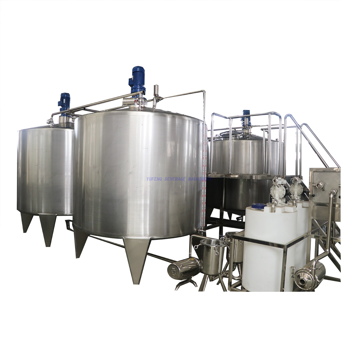 Automatic carboanted Drink Mixing Production Line